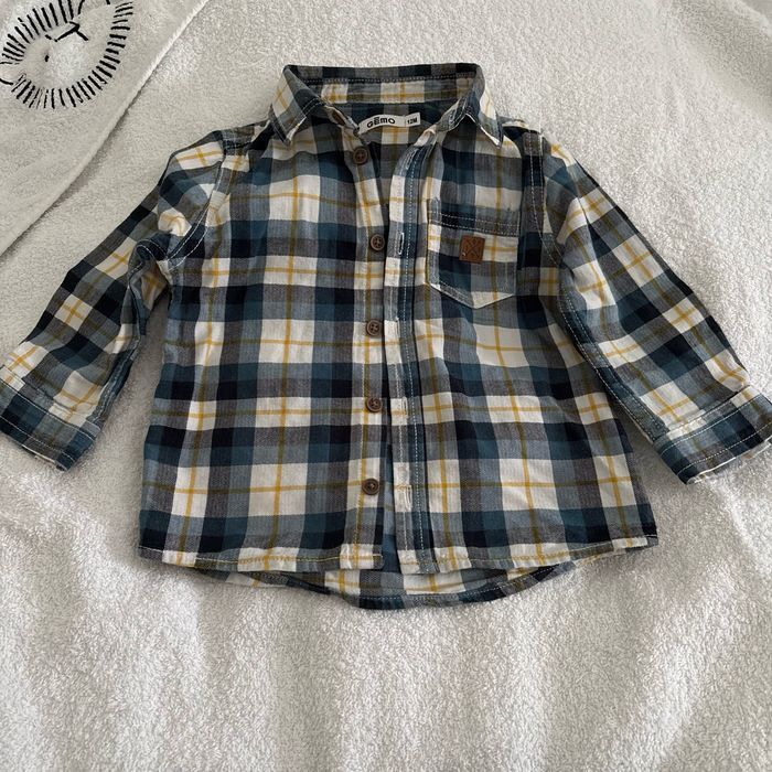 Chemise à carreaux GEMO