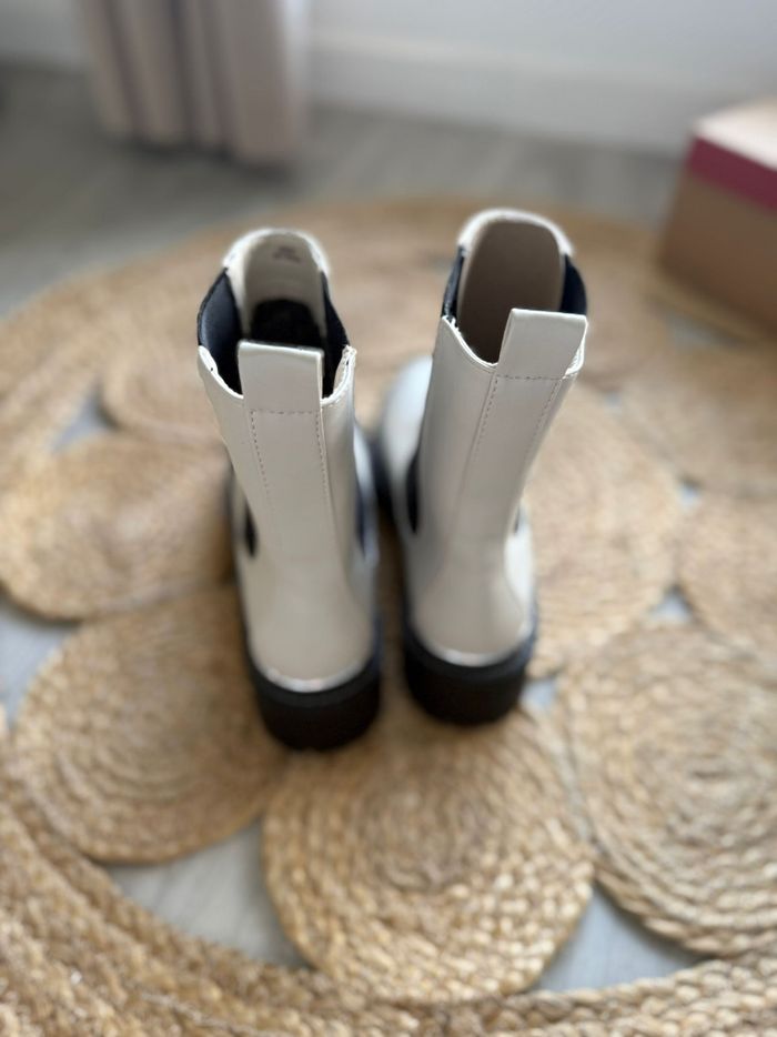 Bottine Chelsea beige - photo numéro 5