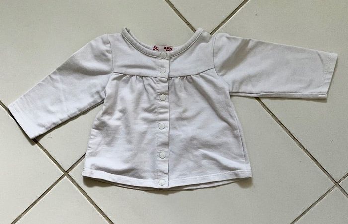 Gilet sweat blanc