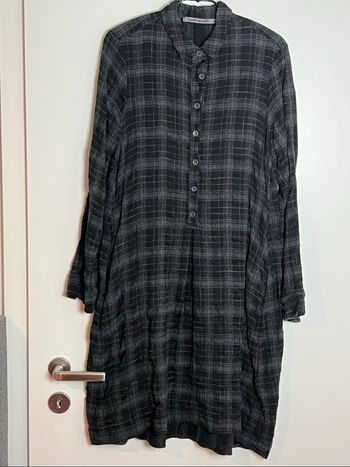 Robe longue à carreaux