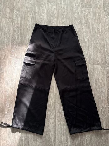 Pantalon style satin