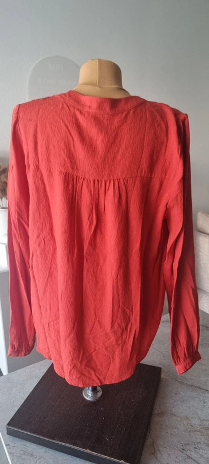 Chemisier/Blouse - Un brin de vert - Terracotta - photo numéro 2