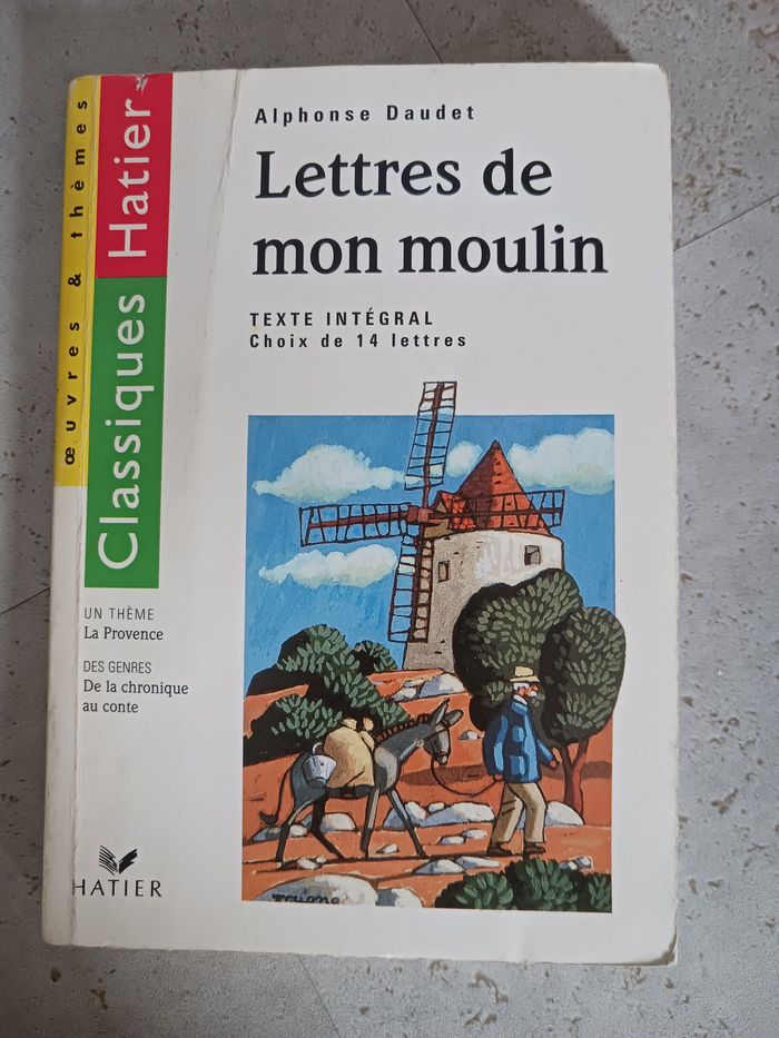 livre Lettre de mon moulin Alphonse Daudet