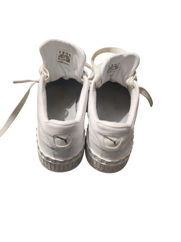 Puma Cali en cuir blanc - Taille 38 - Bon état - photo numéro 4