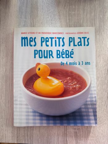 Livre recettes bébé de 4 mois à 3 ans