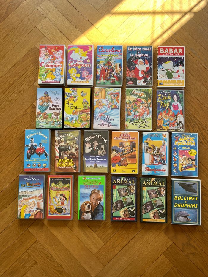 Cassettes vidéos enfants