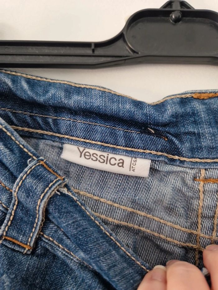 Short bermuda femme jean taille 40 TBE yessica - photo numéro 2