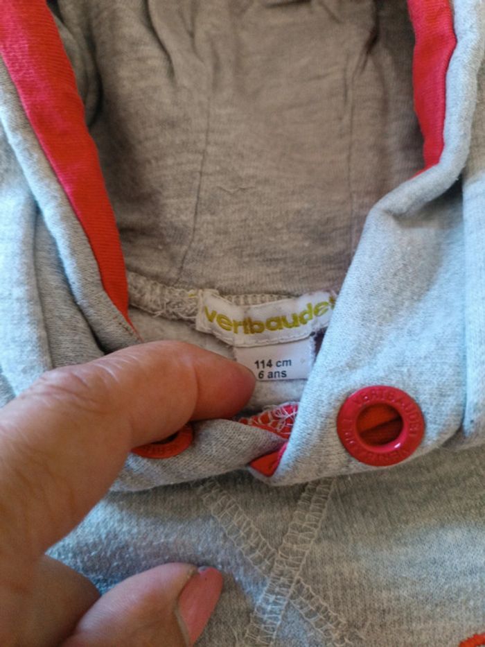 Sweat à capuche Vertbaudet 6A - photo numéro 4