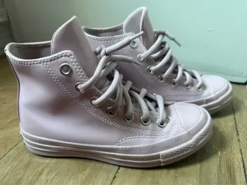 Converse Chuck Taylor All Star montantes – Vernis rose poudré – Taille 38