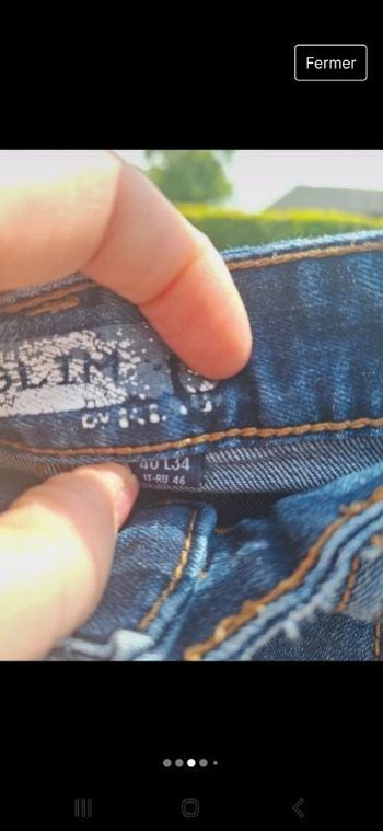 Pantalon homme skinny