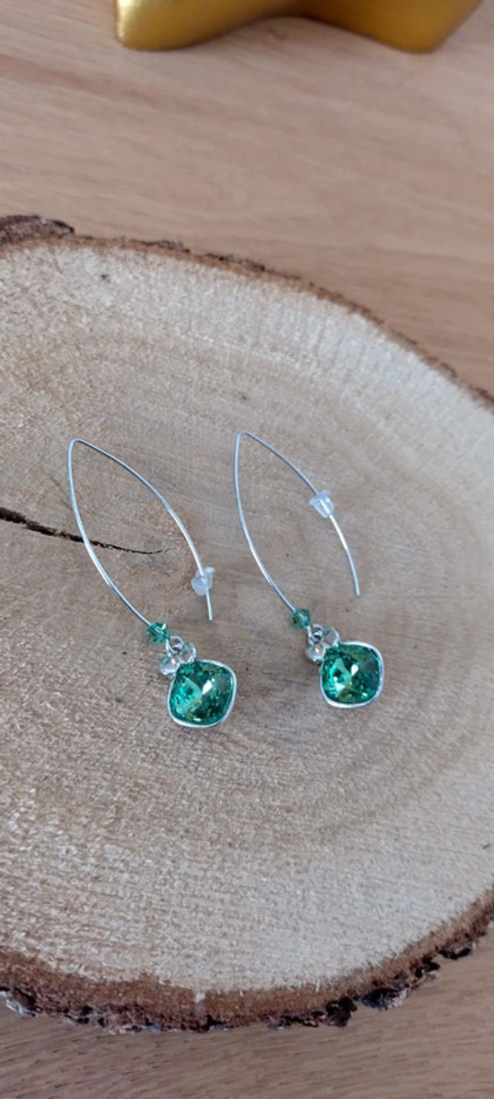Boucles d'oreilles Bohm cristal - photo numéro 5