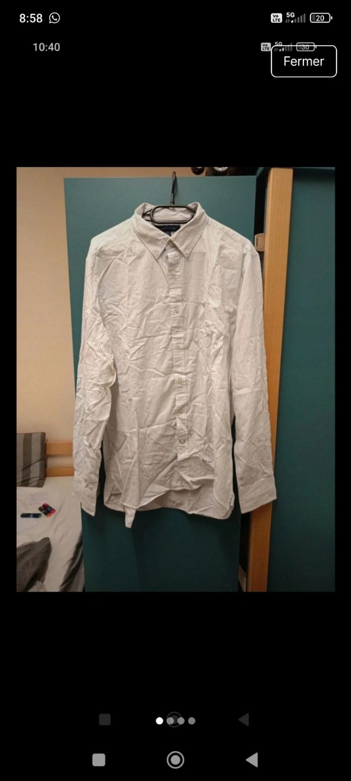 Chemise rayée tommy Hilfiger