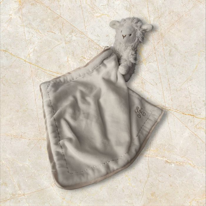 Doudou mouton mouchoir beige marron Tartine et chocolat