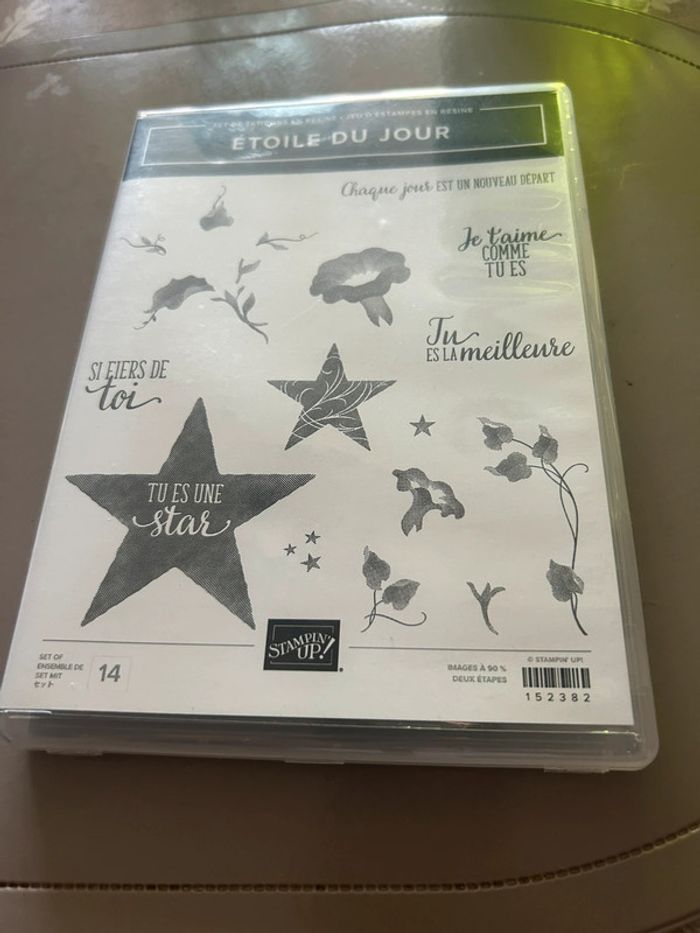 Set neuf de tampons en résine Étoile du jour Stampin’up!