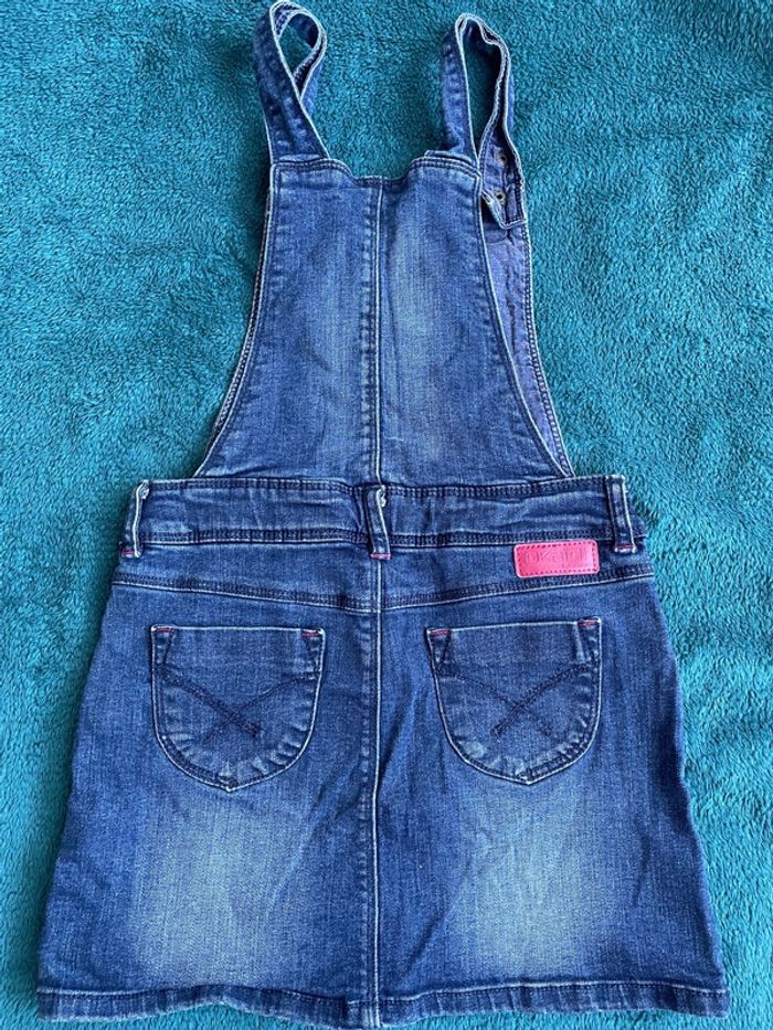 Salopette jeans fille 8 ans Okaidi - photo numéro 2