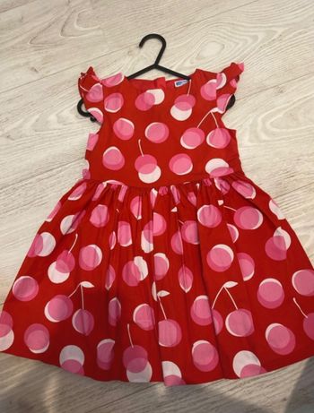 Robe jacadi cerise