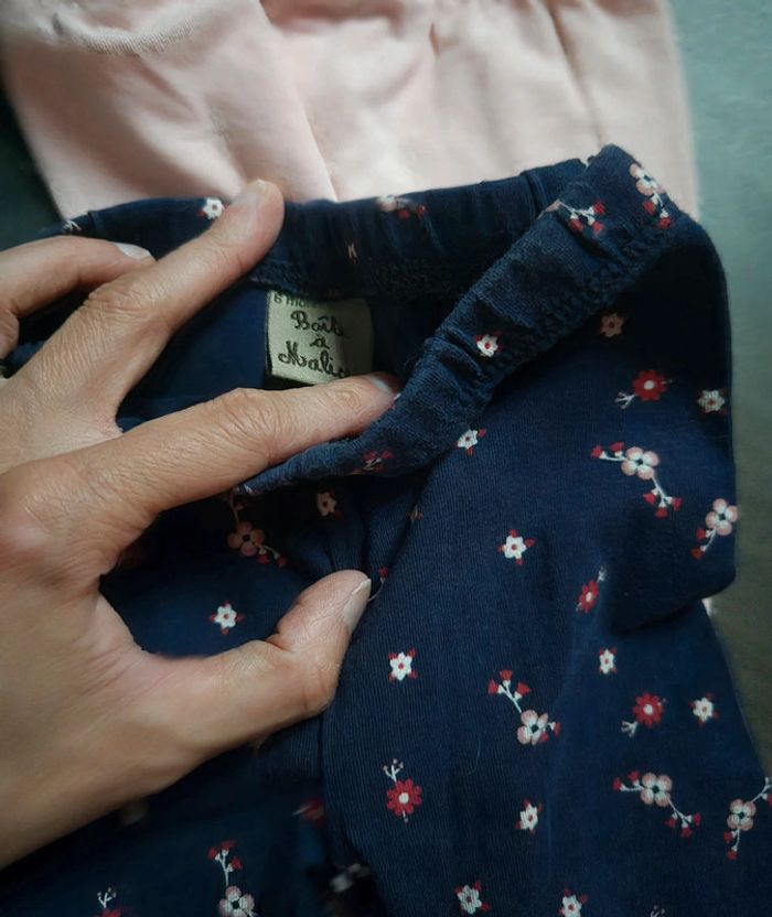 Magnifique lot de 7 leggings/jegging/pantalons 6 mois - photo numéro 4