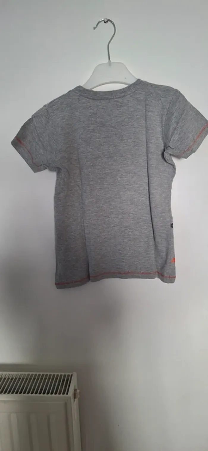 🌟T-shirt Gris à Motif de Requin Blue Seven🌟 - photo numéro 4