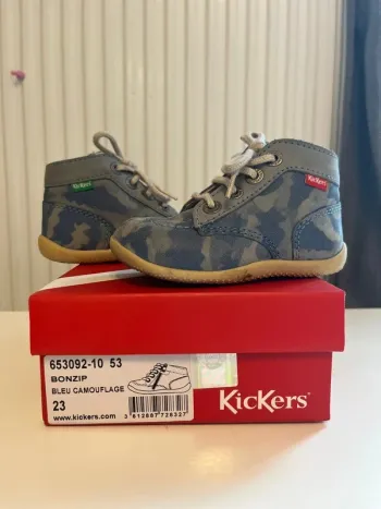chaussures  Kickers premier pas marche garcon