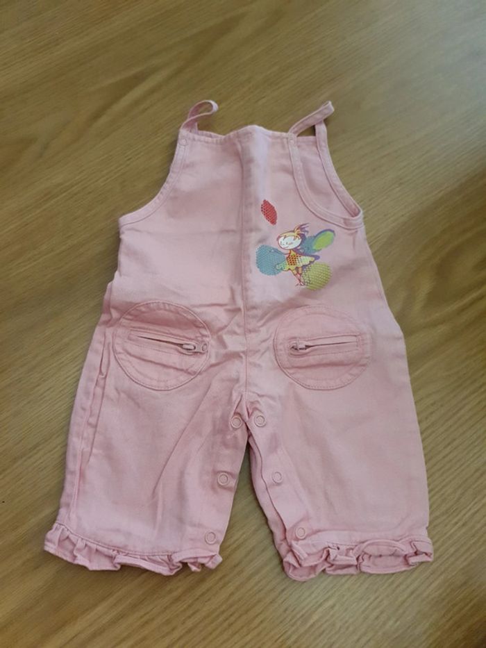 salopette influx 3 mois rose