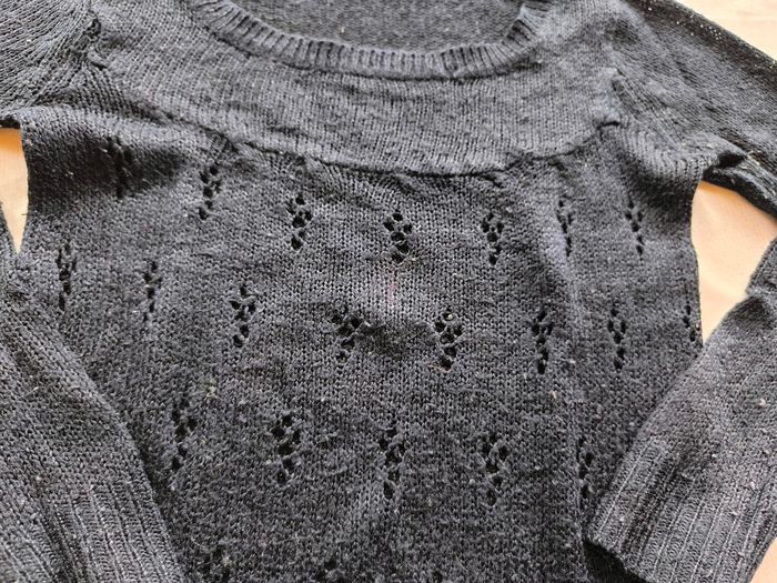 Pull long ajouré 10 ans - photo numéro 2