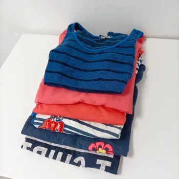 Vetement femme 6 t-shirts femme T. L – Revendeur Desigual, Camaïeu, BPC, Ze Hippie, Inextenso LOT005