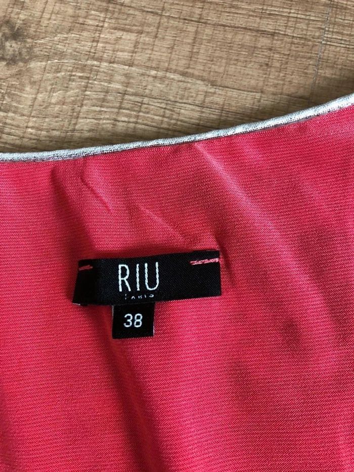 Blouse imprimée à manches courtes Jacqueline Riu taille 38 jamais portée - photo numéro 14