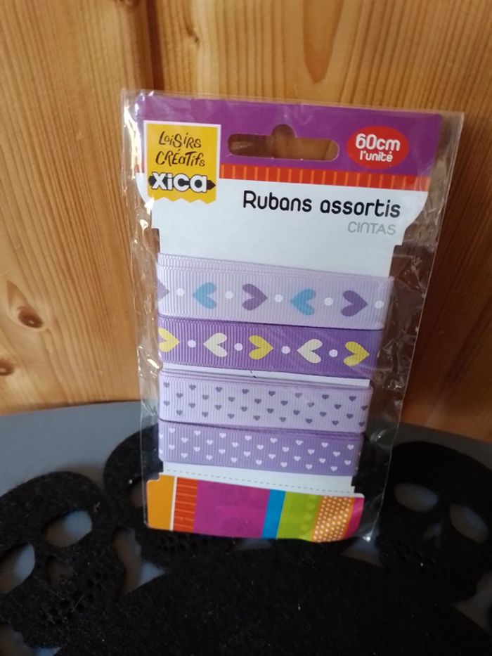 Rubans assortie Violet
