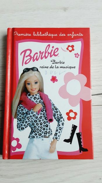 Livre enfant Barbie reine de la musique, Première bibliothèque des enfants
