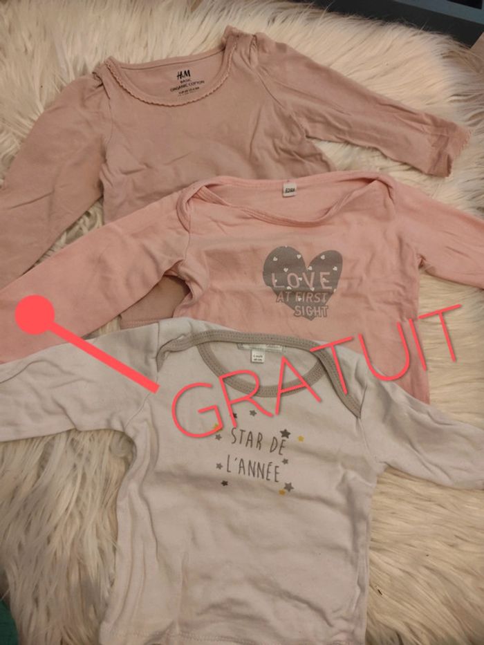 Gratuit - 3 maillots de corps