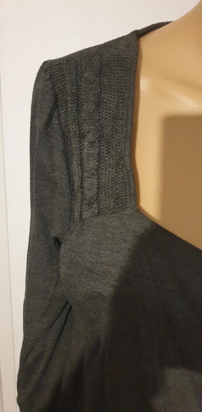 💜 Lo.g cardigan en laine taille 3 XL 42 Camaïeu #emyfleury_43femme - photo numéro 5