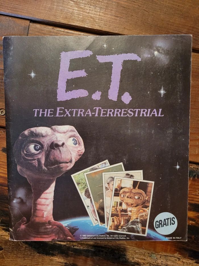 RARE Album Panini complet ET E.T. L'extraterrestre stickers autocollants