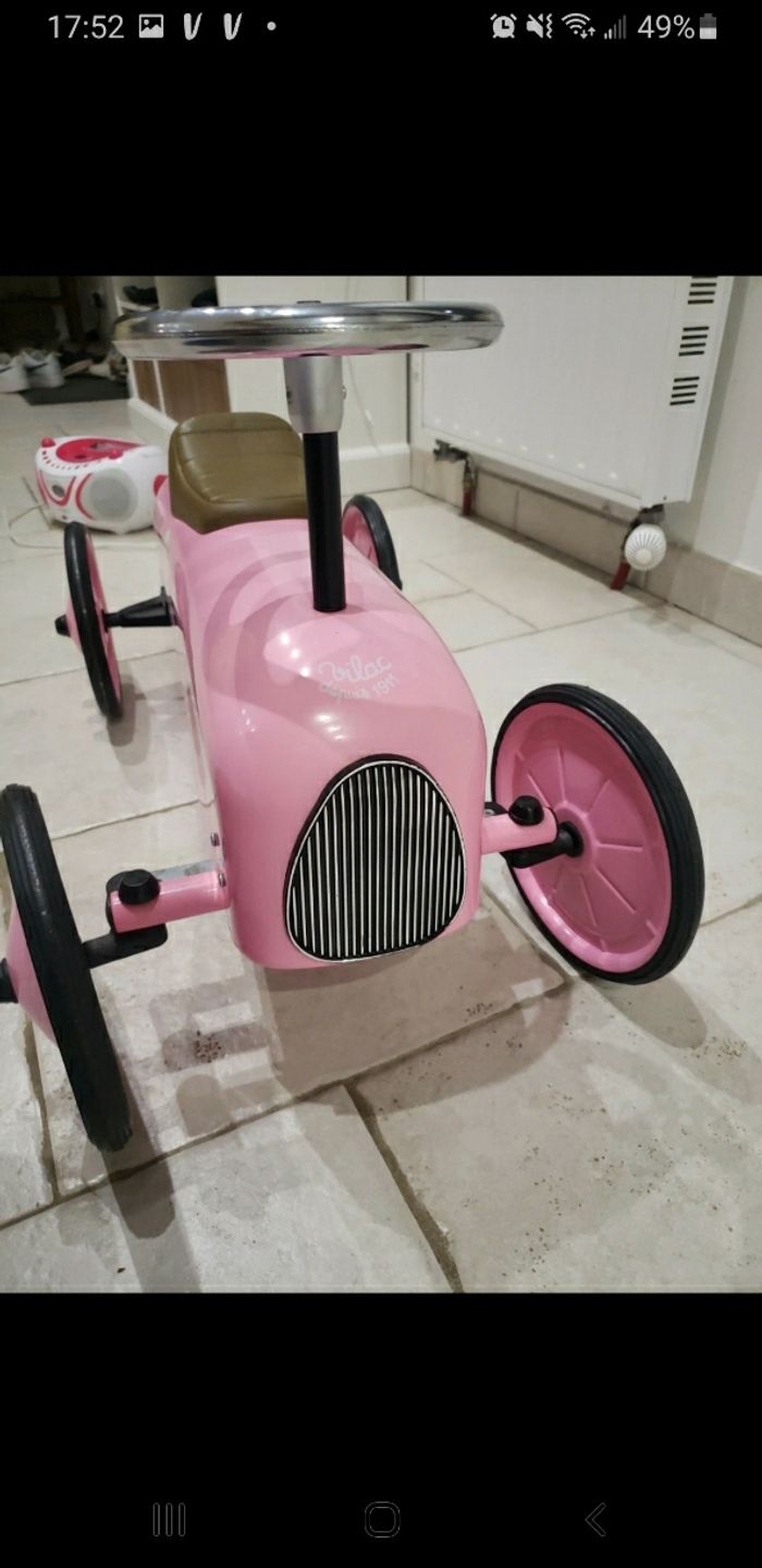 Porteur voiture Vintage rose - Vilac - photo numéro 6
