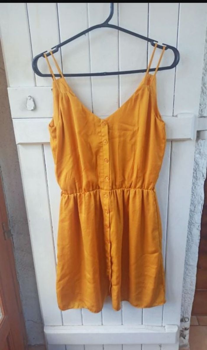 Robe Naf Naf jaune doré 34