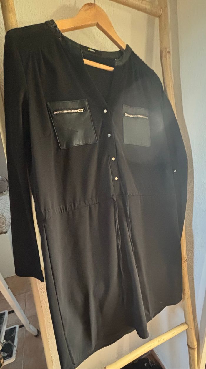 Robe manche longue noir - photo numéro 3
