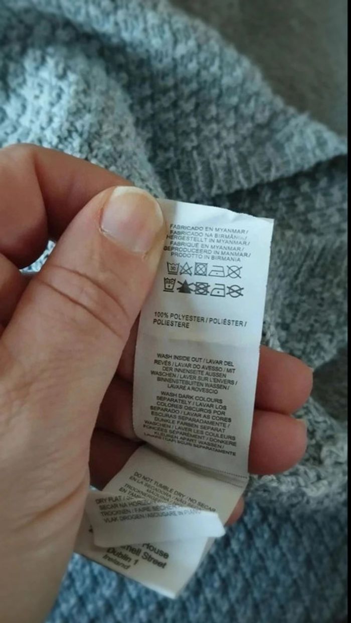 Pull Primark gris taille XS large - photo numéro 9