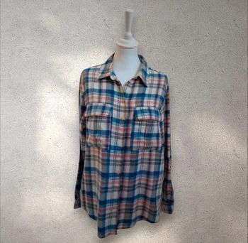 Chemise à carreaux colorée Piazza Italia taille L