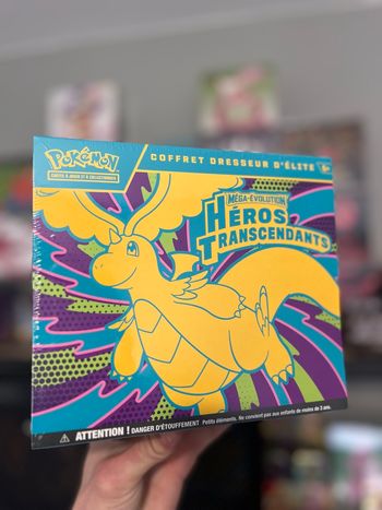 ETB coffret dresseur d’élite mega évolution hero transcendant 