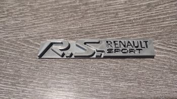 sigle logo RS renault sport petit format automobile impression 3d