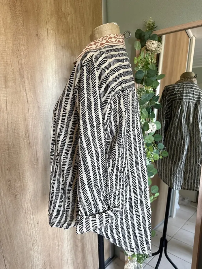 Jolie chemise légère manches longues femme - photo numéro 3