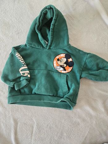 Sweat Vert Disney Zara 12/18 mois