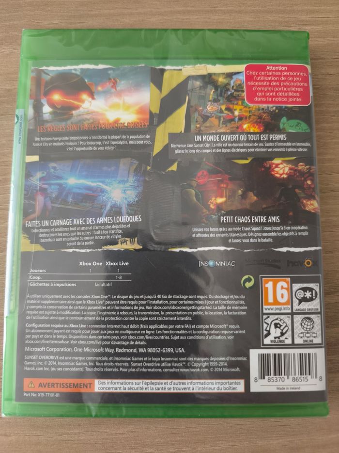 Sunset Overdrive Xbox one neuf - photo numéro 2