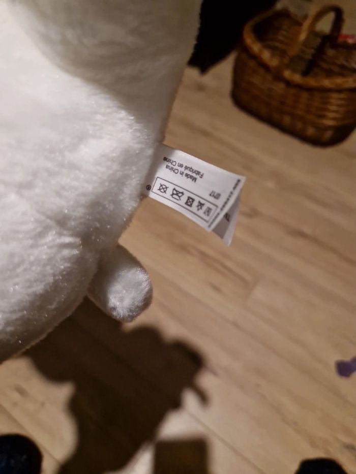 Peluche lapin candy pets gros yeux bleus - photo numéro 5