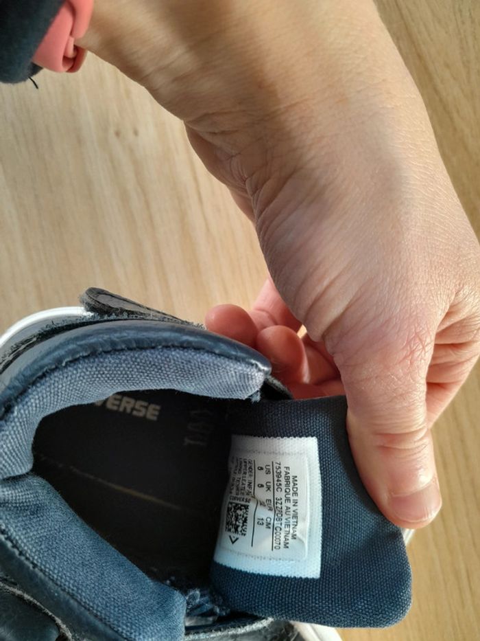 Converse haute scratch 22 garçon - photo numéro 4