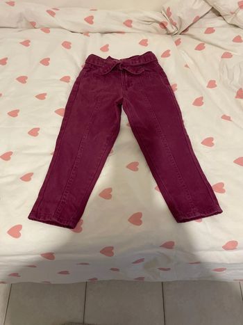 Pantalon jean Mom taille 6 ans Kiabi