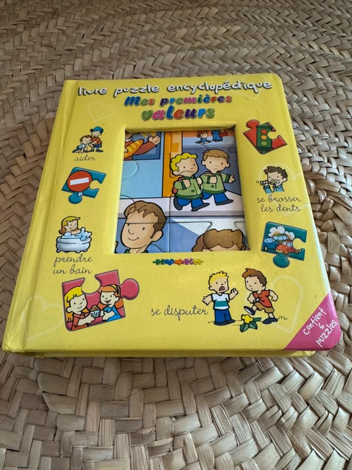 Livre Puzzle encyclopédie mes premières valeurs 🍒 - photo numéro 10