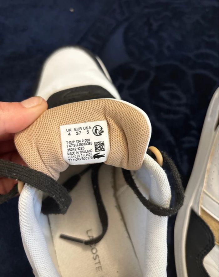 Basket Lacoste taille 37 - photo numéro 5