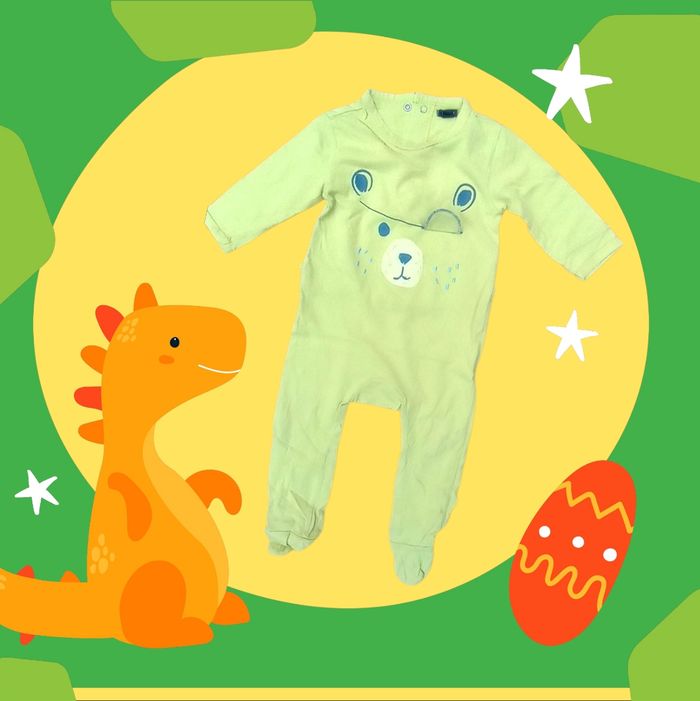 Pyjama/ grenouillère bébé garçon taille 9 mois