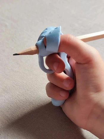 Correcteur de posture d'écriture en silicone souple
