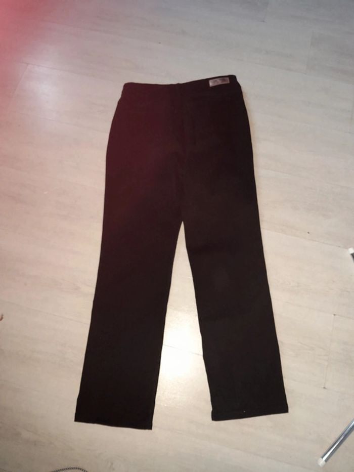 Très beau pantalon effet cuir de veau noir scottage taille 44 - photo numéro 2